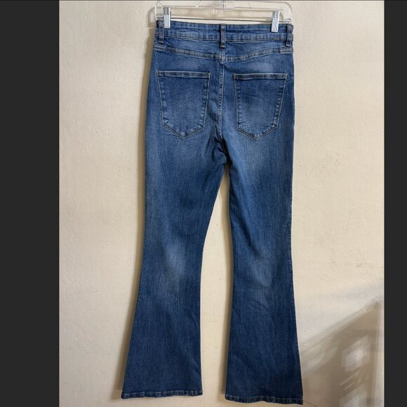 Zara Woman Blue Bootcut Jeans Size 38 (US 6) New with tags - Picture 2 of 7